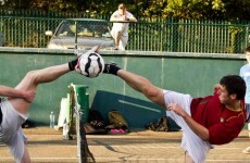 Ireland seventh in Europe... in footballtennis