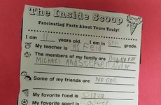 This dad found a heartbreaking detail in his son with autism's homework