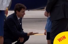 Prince George completely denied Justin Trudeau a high five, the messer