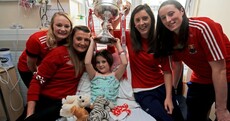 Cork and the Brendan Martin Cup paid a special visit to Crumlin Children's Hospital this morning
