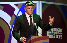 Paul O'Connell arrives in Minnesota to deliver motivational speech to Darren Clarke's Europe
