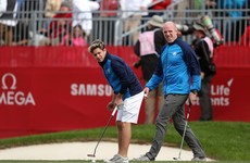 Horan, O'Connell, Phelps and Shevchenko take to the fairways for Ryder Cup celebrity scramble