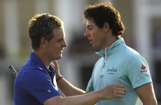 Rory turns up the heat on Luke Donald