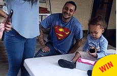 This 2-year-old boy helped his Dad propose to his Mam, and it was flawless