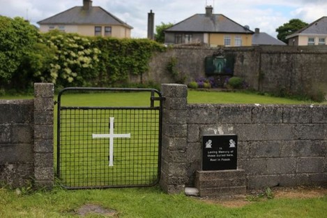 The site of the mass grave at Tuam.