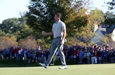 McIlroy leads the charge as Europe cut USA's lead to a single point
