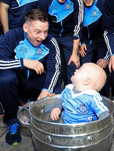The Dubs visited Temple Street and Crumlin this morning - but not everyone was smiling