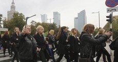 Women in Poland went on strike today to protest planned new abortion laws