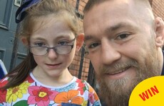 Conor McGregor posted this sound selfie for a little girl who forgot her phone