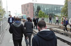 The Luas green line is down for the rest of the day