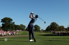 Thomas Pieters drove the green on a 407-yard par four