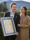 Michael Fassbender presented with Killarney's highest honour