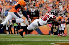 Falcons flying high as the Broncos fall at last