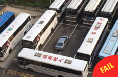 These bus drivers are going viral for their excellent revenge on a moronic parking job