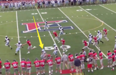 This 16-year-old female kicker made a perfect hit to end a powerful punt return