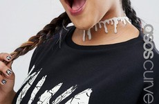 ASOS released a 'dripping blood' choker that accidentally looks a lot like semen