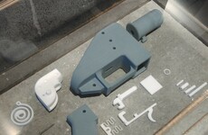 Homemade guns, a bomb and a home suicide machine are all on view in Dublin