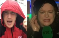 An Irish guy in the middle of a hurricane pulled off the best Teresa Mannion impression