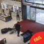 Spare a thought for this shopper who accidentally smashed 4 TVs in just 5 seconds
