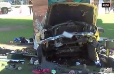 Truck plunges from bridge into crowded California park, killing four