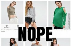 'Cold shoulder jumpers' are the most pointless clothing item and need to be stopped