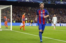 Messi hat-trick ensures unhappy Barcelona return for Guardiola as Bravo sees red