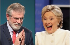 Clinton's words of love for Gerry Adams gave her aides cause for concern