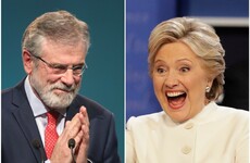 Clinton's words of love for Gerry Adams gave her aides cause for concern