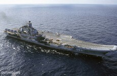 Russia is sailing a fleet of warships through the English Channel