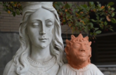 Parishioners in Canada are upset at this restored statue of the baby Jesus