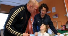In pictures: Munster Rugby stars make hospital visit