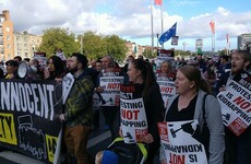 Hundreds gather in Dublin to protest Jobstown teen's guilty verdict