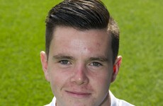 Support for Ireland underage international after early substitution on debut