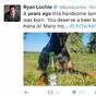 Everyone is laughing at Ryan Lochte for not knowing how old his dog is
