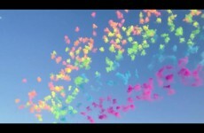 Artist creates incredible display of daytime fireworks