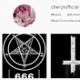 Cheryl's Instagram was hacked by trolls proclaiming 'HAIL SATAN'... It's the Dredge