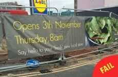 This highly unfortunate Lidl sign has been giving people a chuckle