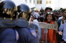 A row over college fees in South Africa has escalated into major unrest