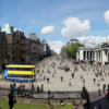 What would you use the pedestrianised College Green plaza for?