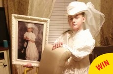 This lad from Swords expertly trolled his sister by recreating her Communion outfit for Halloween
