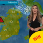 The TG4 weather presenter was 'struck by lightning' live on air last night