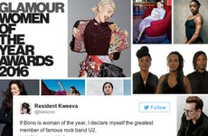 Bono was included on Glamour's 'Women of the Year' list and everyone's taking the piss