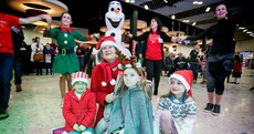Santa is getting a head start on the festive season in the skies above Shannon Airport
