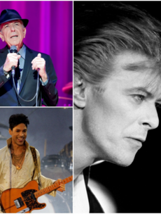 Bowie, Prince and Cohen: A year to remember musical genius