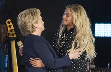 "I'm with her!" - Hillary Clinton got the ultimate celebrity endorsement last night