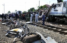 Train crash kills 36 in Indonesia