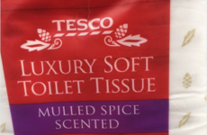 Tesco is selling 'mulled spice scented' bog roll for Christmas