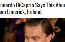 That viral story about Leonardo DiCaprio talking about Limerick ladies is a fake