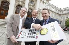 Multimillionaire Irish TV backer silent on reports his support for the station is wavering