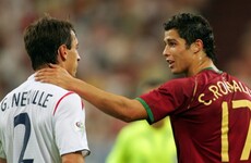 Neville had no qualms with Ronaldo's Rooney wink